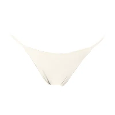 Rêve De Rive Women's White Hadleigh Ivory Bikini Bottom