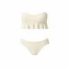 Rêve De Rive Women's White Isabella Ivory Bikini Set In White
