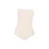 Rêve De Rive Women's White Josephine Ivory One Piece In White