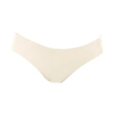 Rêve De Rive Women's White Odette Ivory Bikini Bottom