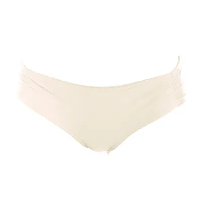Rêve De Rive Women's White Ramya Ivory Bikini Bottom