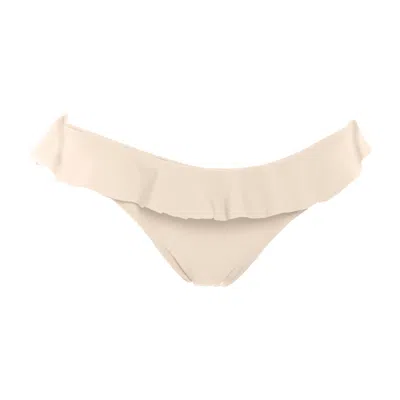 Rêve De Rive Women's White Sabina Ivory Bikini Bottom