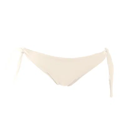 Rêve De Rive Women's White Vancy Ivory Bikini Bottom