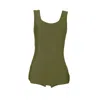 Rêve De Rive Women's Willow Hunter Green One Piece In Green