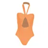 Rêve De Rive Women's Yellow / Orange Céline Orange One Piece In Yellow/orange