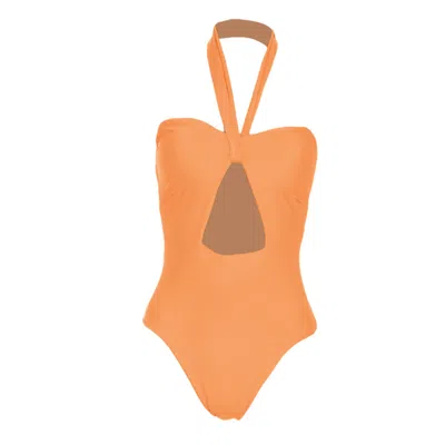 Rêve De Rive Women's Yellow / Orange Céline Orange One Piece In Yellow/orange