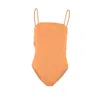 Rêve De Rive Women's Yellow / Orange Elise Orange One Piece In Yellow/orange