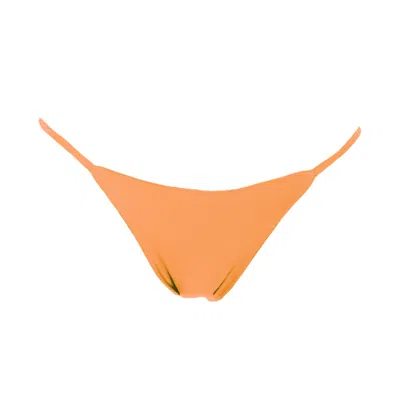 Rêve De Rive Women's Yellow / Orange Hadleigh Orange Bikini Bottom In Yellow/orange