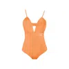 Rêve De Rive Women's Yellow / Orange Micaela Orange One Piece In Yellow/orange