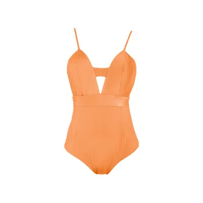 Rêve De Rive Women's Yellow / Orange Micaela Orange One Piece In Yellow/orange
