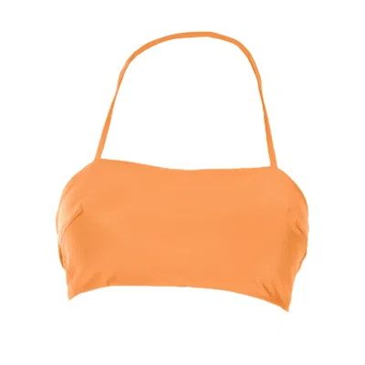 Rêve De Rive Women's Yellow / Orange Sadie Orange Bikini Top In Yellow/orange