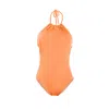 Rêve De Rive Women's Yellow / Orange Salomi Orange One Piece In Yellow/orange