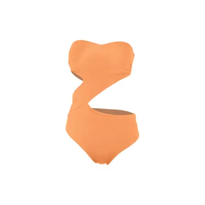 Rêve De Rive Women's Yellow / Orange Talulla Orange One Piece In Yellow/orange