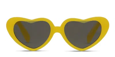 Revel Mood Heart Kids- Color Changing Sunglasses Yellow,orange