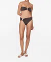 Revel Rey Logan Bottom In Mocha Snake Brown In Brown
