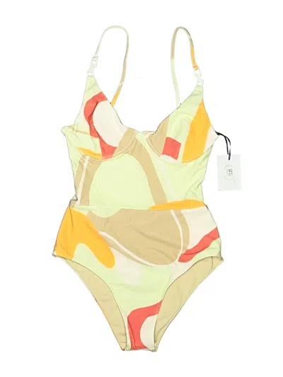 Revel Rey One Piece Swimsuit In Yellow