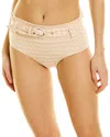 Revel Rey Quinn Bikini Bottom In Beige