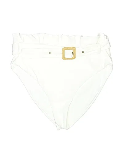 Pre-owned Revel Rey Swimsuit Bottoms In Ivory