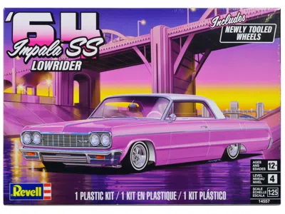 Revell Level 4 Model Kit 1964 Chevrolet Impala Ss Lowrider 1/25 Scale Model By  In Pink