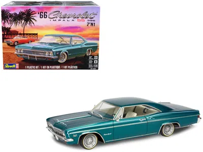 Revell Level 4 Model Kit 1966 Chevrolet Impala Ss 396 2-in-1 Kit 1/25 Scale Model By
