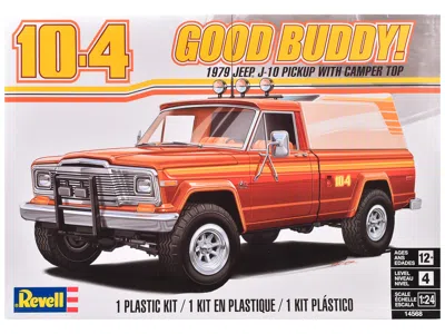 Revell Level 4 Model Kit 1979 Jeep J-10 Pickup Truck With Camper Top 1/24 Scale Model By  In Multi