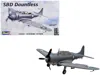 Revell Level 4 Model Kit Douglas Sbd Dauntless Bomber Aircraft 1/48 Scale Model By  In Gray