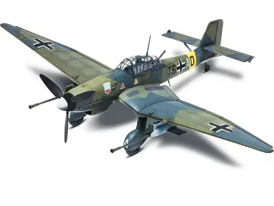 Revell Level 4 Model Kit Junkers Stuka Ju 87g-1 Tank Buster Bomber Aircraft 1/48 Scale Model By