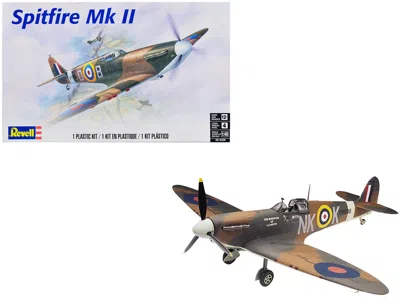 Revell Level 4 Model Kit Supermarine Spitfire Mk-ii Fighter Aircraft 1/48 Scale Model By
