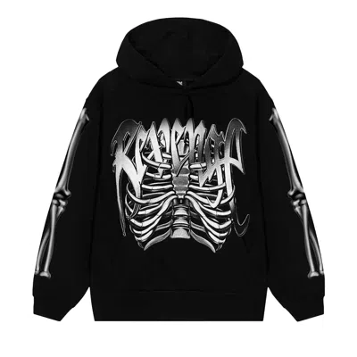 Pre-owned Revenge Chrome Skeleton Hoodie 'black' | Men's Size S