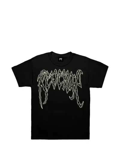 Revenge Crossbones Graphic-print T-shirt In Black