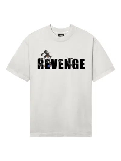 Revenge Crows Graphic-print T-shirt In White