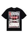 Revenge Fried Graphic-print T-shirt In Black