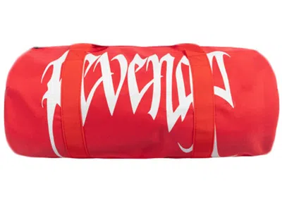 Pre-owned Revenge Logo Duffel Bag In Red