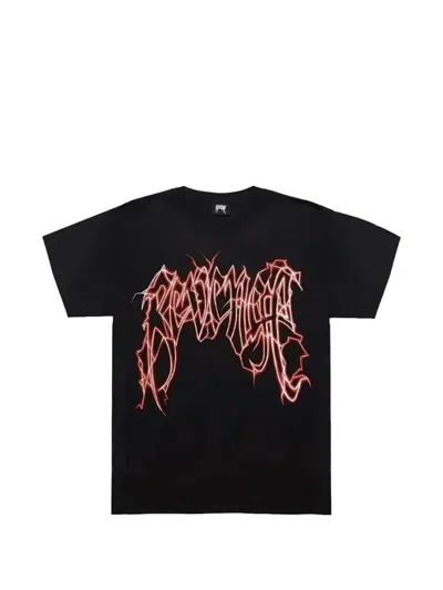 Revenge Logo-print T-shirt In Black