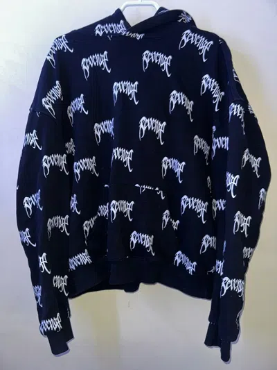 Pre-owned Revenge Massacre Hoodie In Black