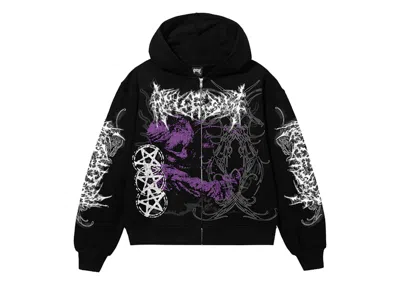 Pre-owned Revenge Men's  Abandoned Zip In Black/purple