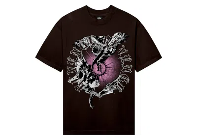 Pre-owned Revenge Men's  Angel Disciple Tee Shirt In Brown