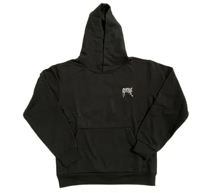 Pre-owned Revenge Men's  Basic Embroidered Classic Logo Hoodie In Black