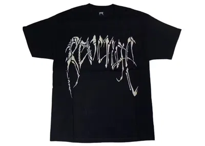 Pre-owned Revenge Men's  Bones T-shirt In Black
