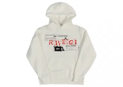 Pre-owned Revenge Men's  Bundy Hoodie In White