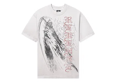 Pre-owned Revenge Men's  Familiar Friend Tee Shirt In Cement