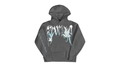 Pre-owned Revenge Men's  Juice Wrld Graffiti Dove Hoodie In Grey