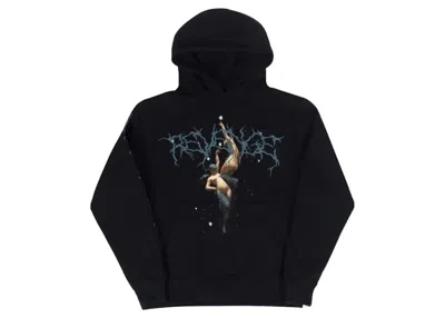 Pre-owned Revenge Men's  Lightning Angel Hoodie In Black