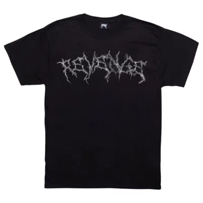 Pre-owned Revenge Men's  Lightning Spider T-shirt In Black/white