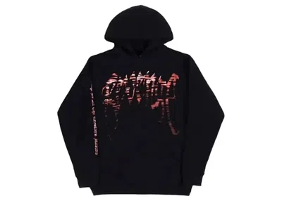 Pre-owned Revenge Men's  Moonlight Hoodie In Red