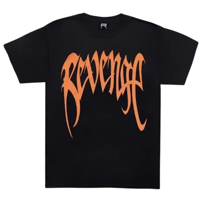 Pre-owned Revenge Men's  Orange Arch T-shirt In Black