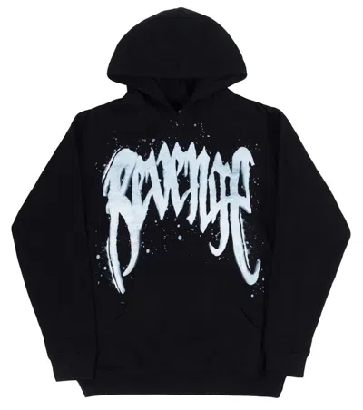 Pre-owned Revenge Men's  Snowfall Hoodie In Black