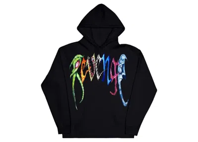 Pre-owned Revenge Men's  Trippie Arch Logo Hoodie In Black