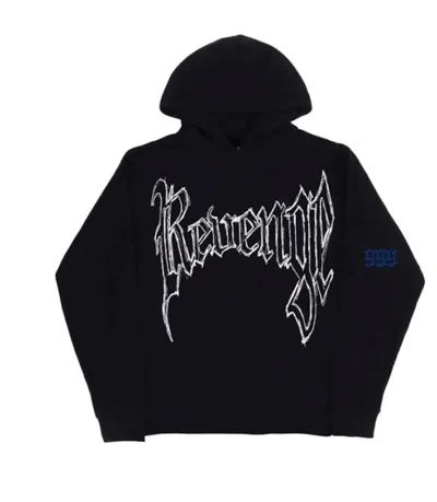 Pre-owned Revenge Men's  X 999 Collage Hoodie In Black