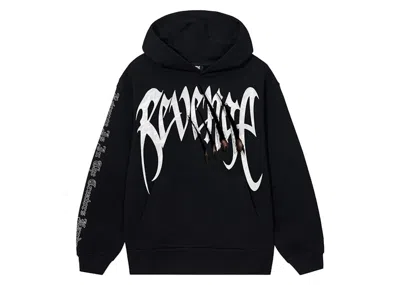 Pre-owned Revenge Men's  X City Morgue Arch Logo Claw Hoodie In Black